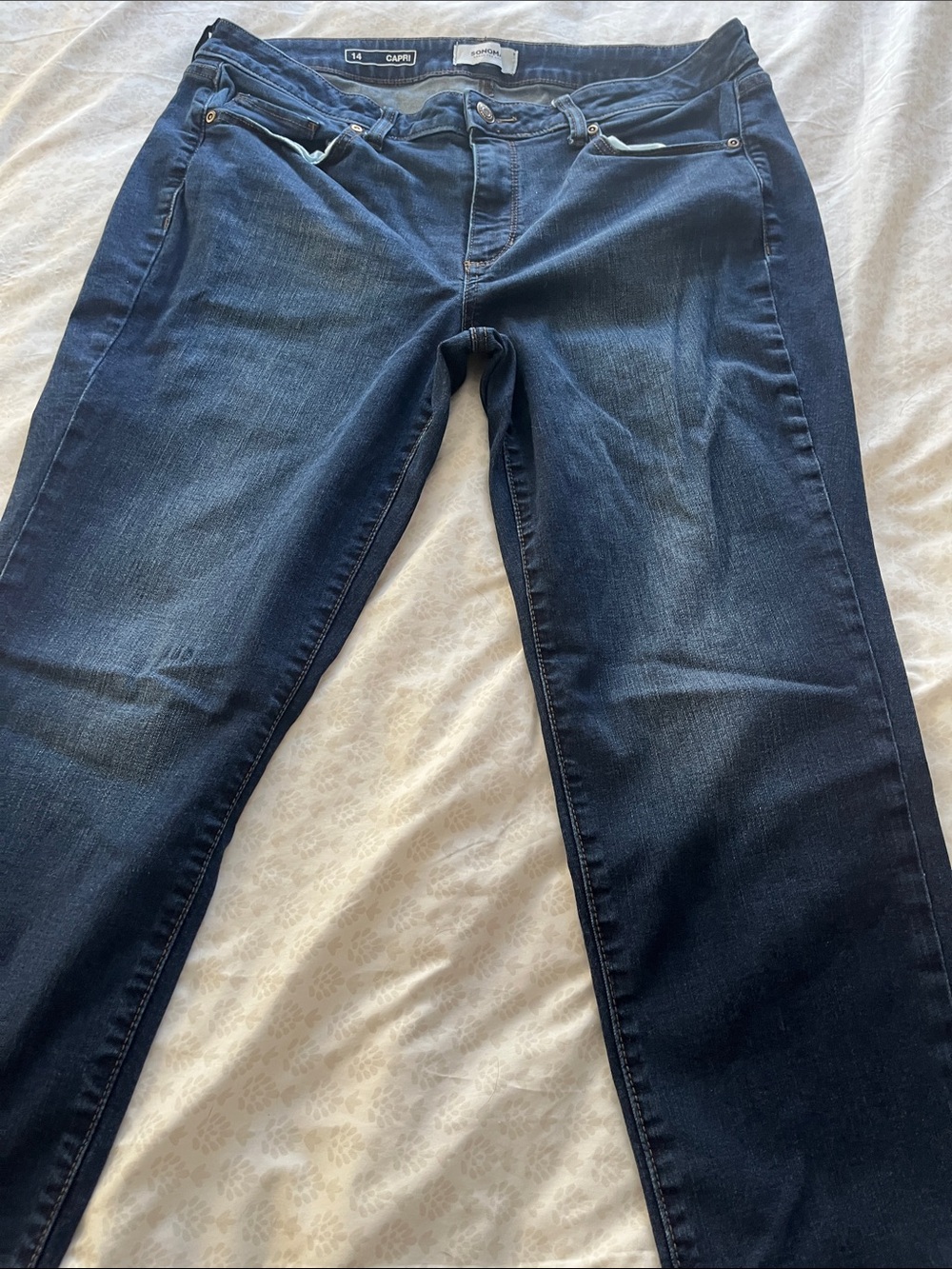 Sonoma ladies Capri - Dark Stone wash